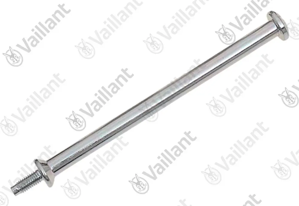 Lange Flachkopfschraube von Vaillant, metallisch, mit Gewinde und flachem Kopf, in gerader Form, zum Befestigen von Komponenten.